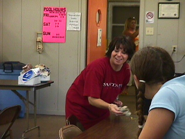 Melanie Lowe, Misty in Background, Melanie's daughter Kirsten