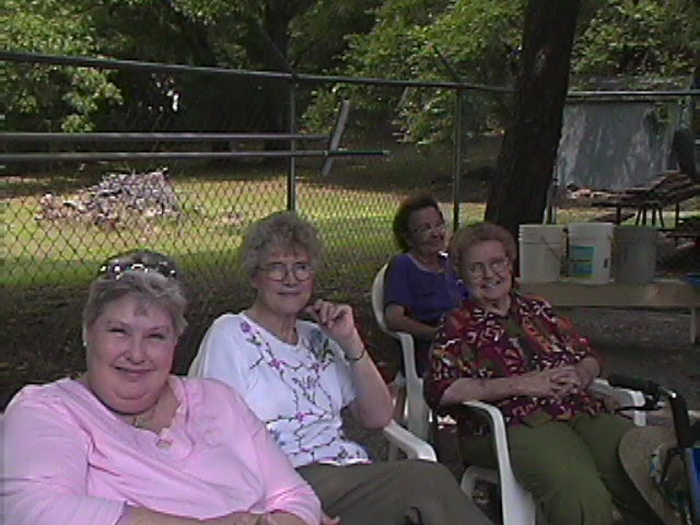 Jane McCartor, Loveta Pritchard, Connie Eckles and Joanna