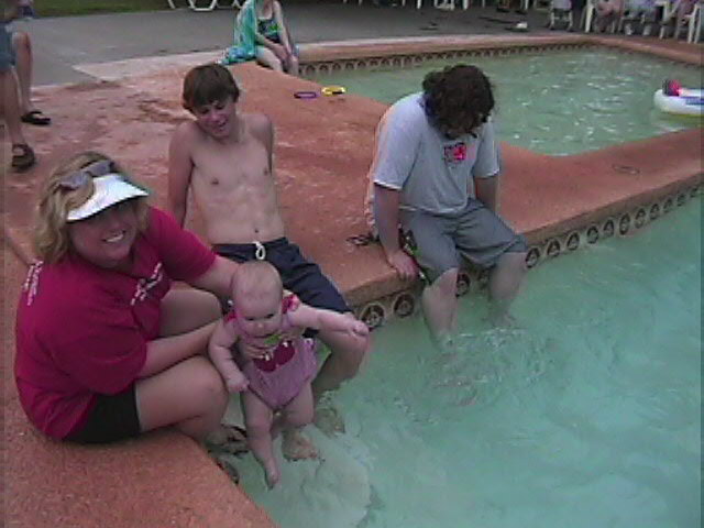 Michelle with Terri Lowe, Saylor and Chris